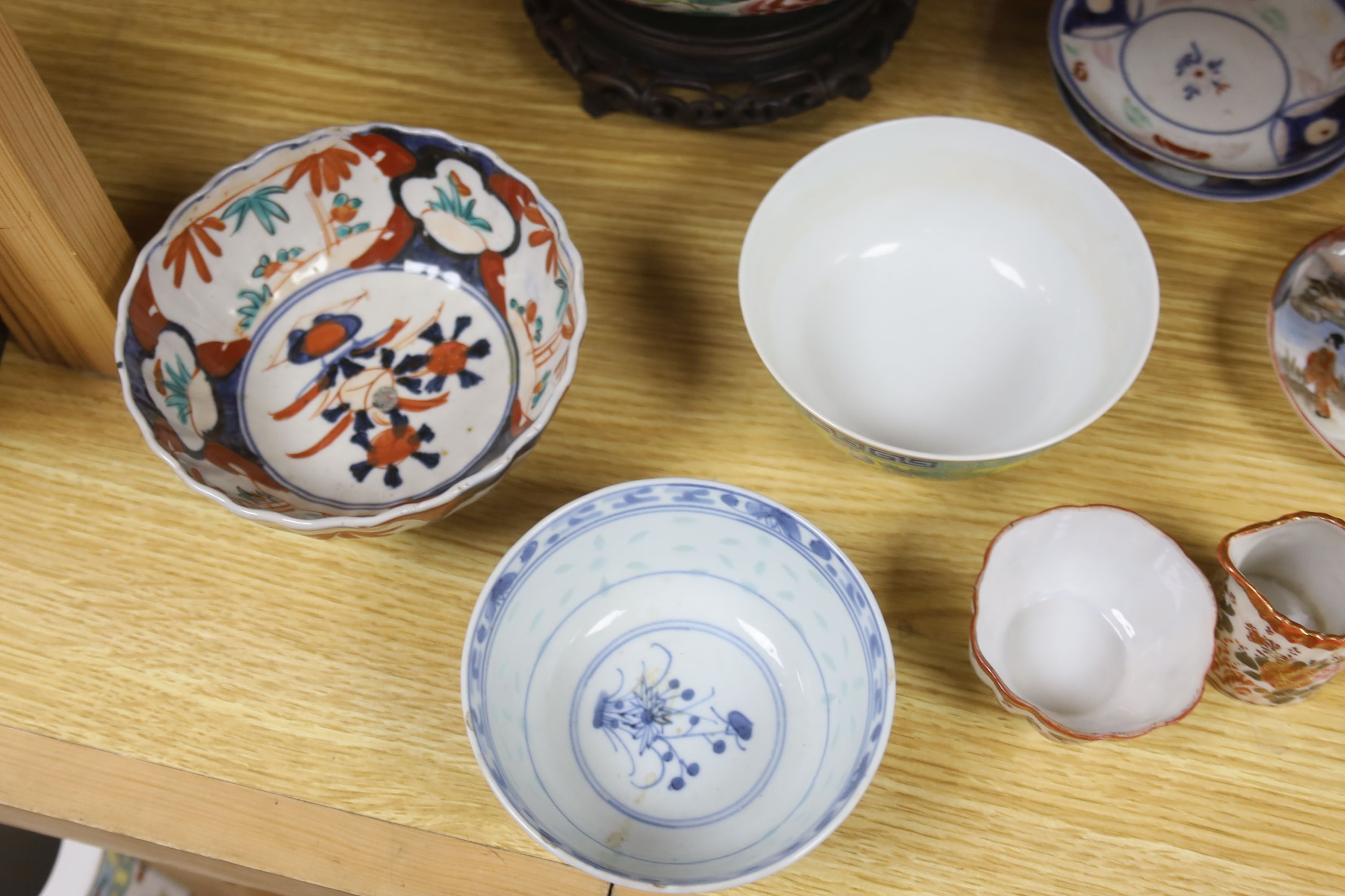 A collection of Chinese and Japanese ceramics